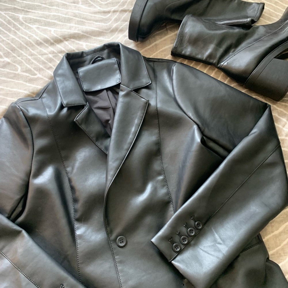 Source Unknown Black Blazer Jacket
